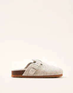 Natura Selection Zapatillas^Zueco Ergonómico Fieltro 147549-GREY